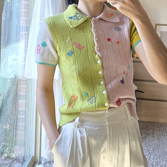 Yan yan knits cardigan - Picture 4 of 10